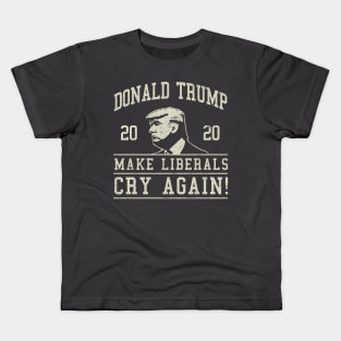 Donald Trump Make Liberals Cry Again Kids T-Shirt